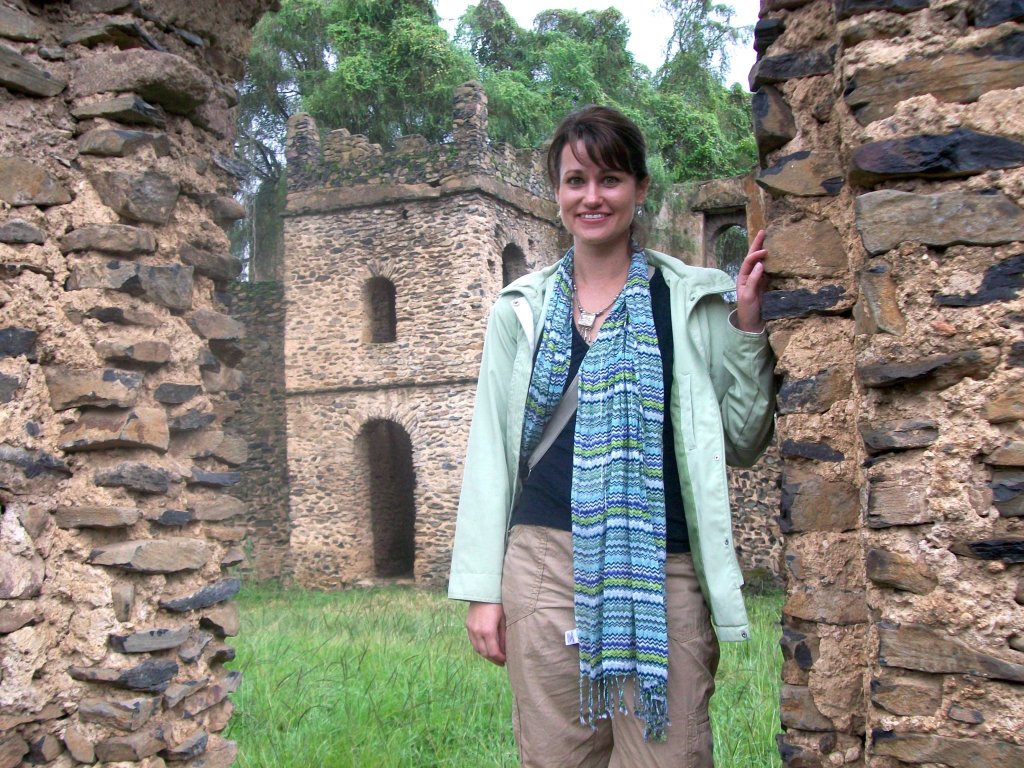 Photo of author in Ethiopia