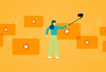 Illustration of student creating a math video