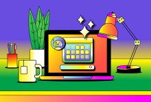 Illustration showing curriculum planning with AI