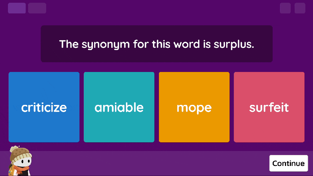 A screen recording from Quizizz for an article about Quizizz tips