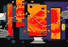 collage of hands guiding a student through different cyber and real life bullying situations