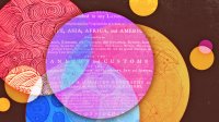 Circles representing different subjects or disciplines overlapping each other