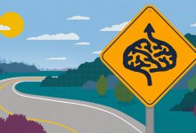 Illustration of a road sign