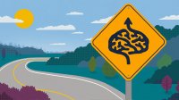 Illustration of a road sign
