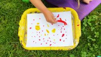 feather painting