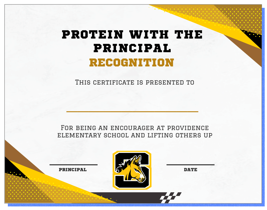 Protein with the principal certificate