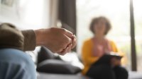 Teenager in a counseling session