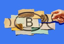 Illustration of a hand rebuilding a bubble-answer test