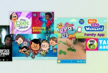 Collage of kids media options