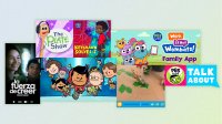 Collage of kids media options