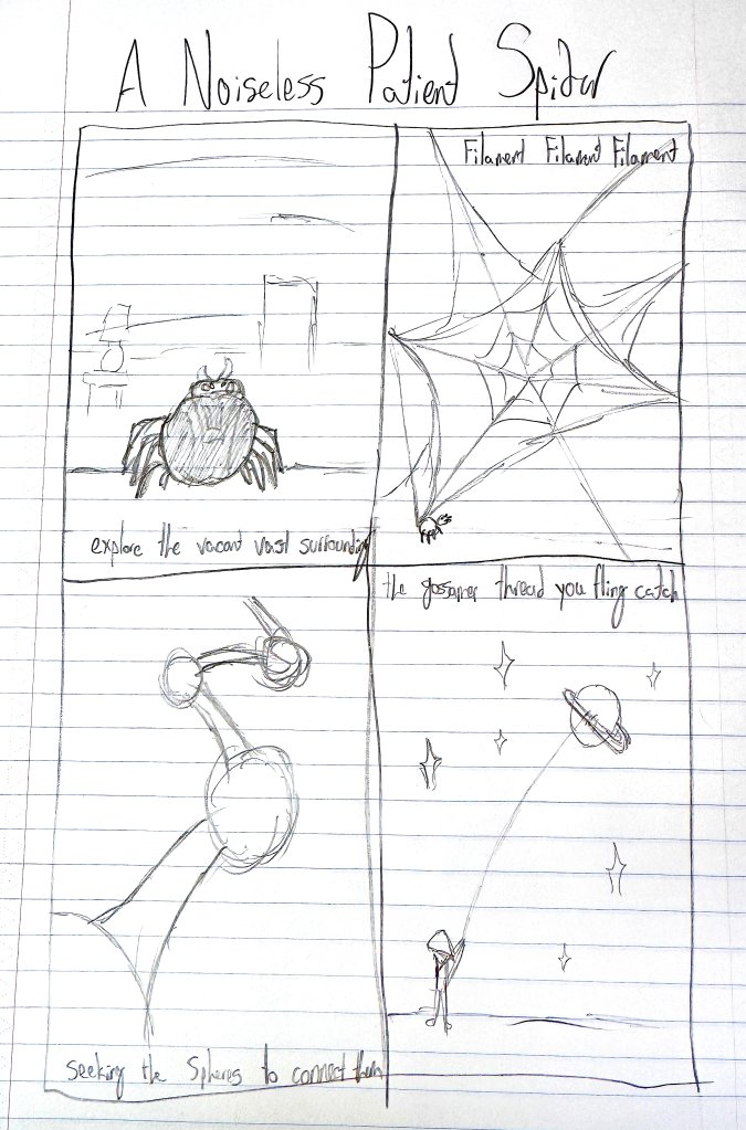 A Noiseless Patient Spider student comic