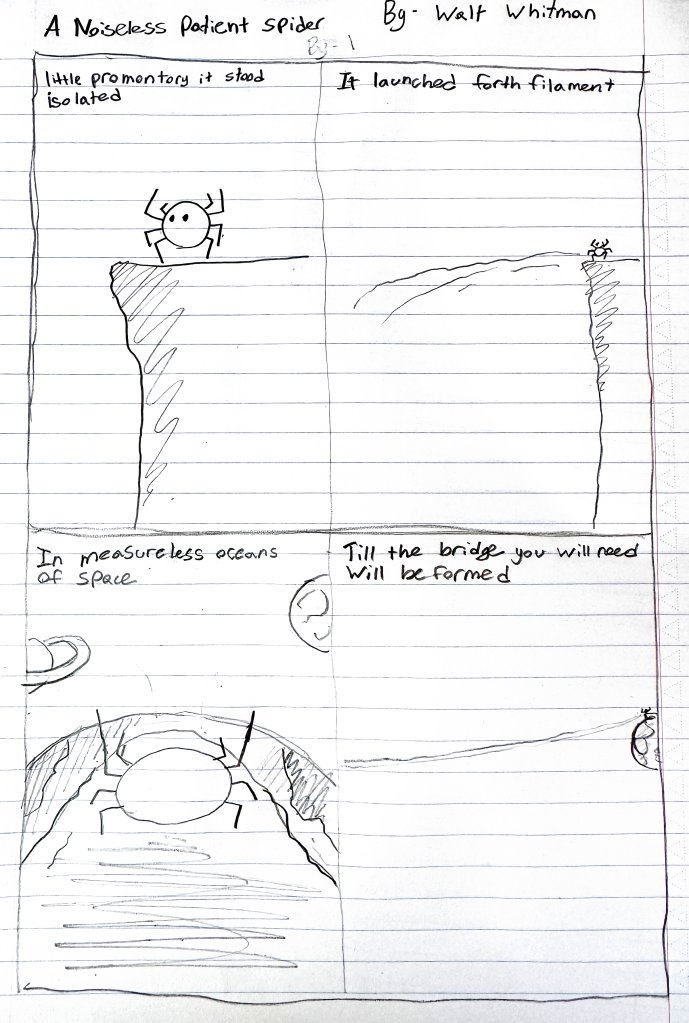 A Noiseless Patient Spider student comic