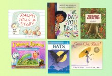 Collage of mentor text book covers