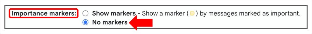 Gmail example in an article on managing your Gmail inbox