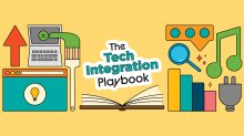 Illustration for a page of resources for school tech integration