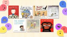 A collage of seven picture books to help elementary students practice Social-Emotional Learning