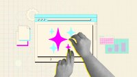Collage of hands using AI to generate differentiated lessons