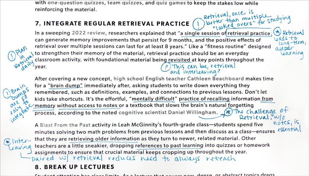 PTA Annotation example