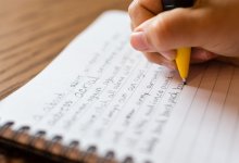 Hand writing cursive