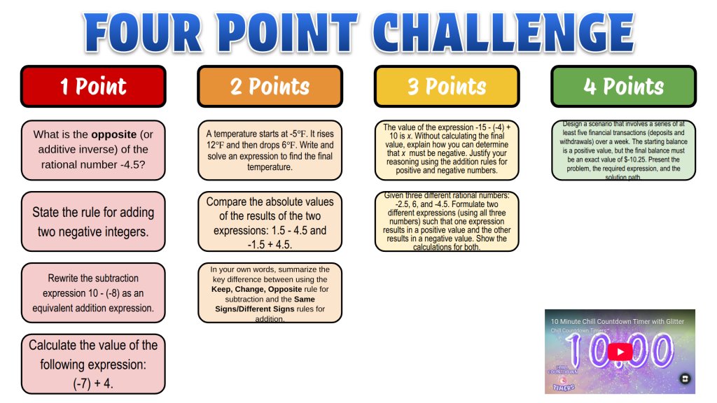 Four Point Challenge