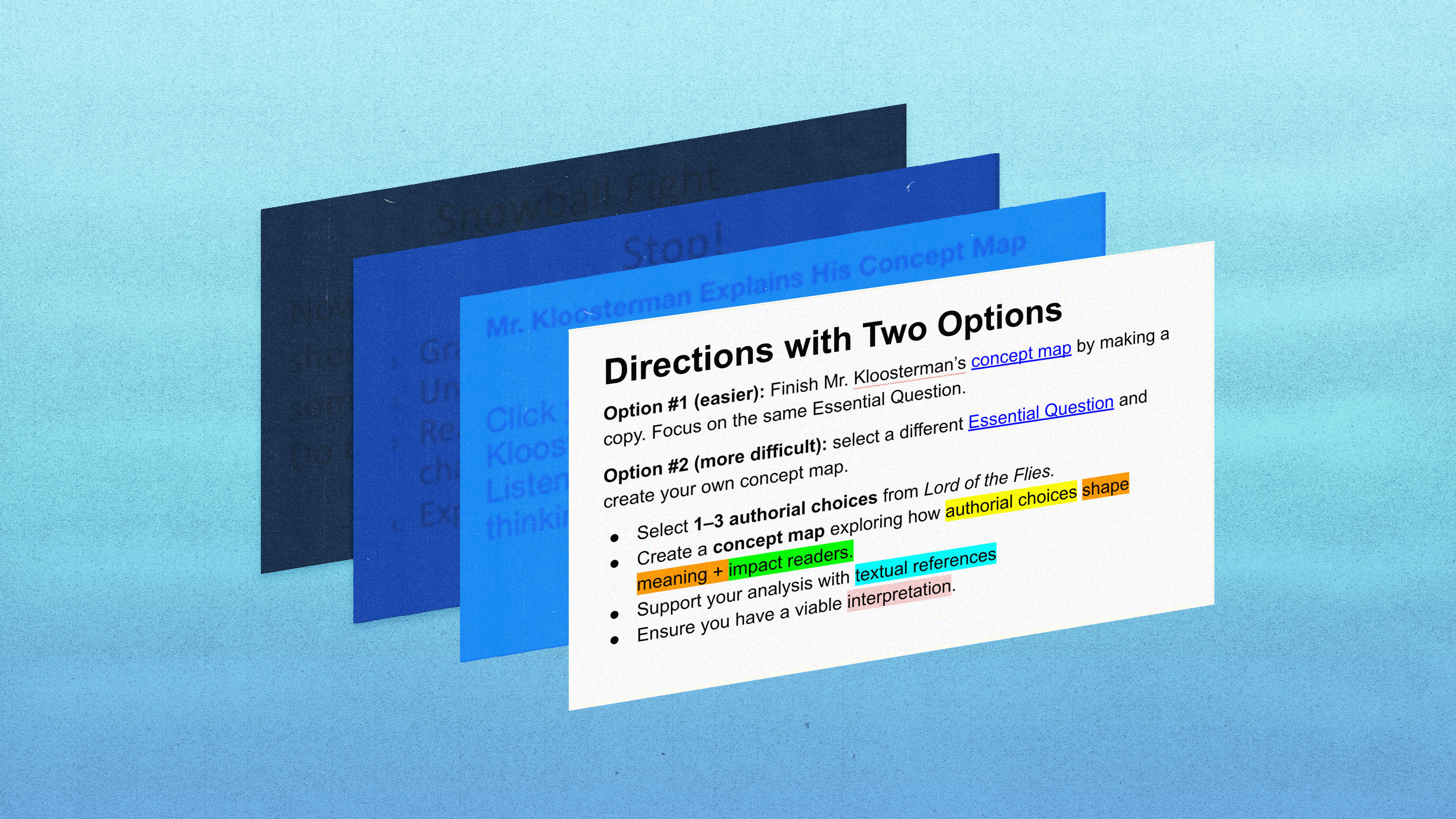 Benefits of Organizing Course Materials With HyperSlides