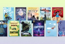 Collage of books featuring characters with disabilities