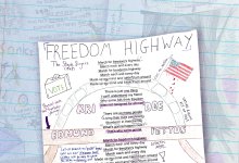 Collage of student sketch annotations