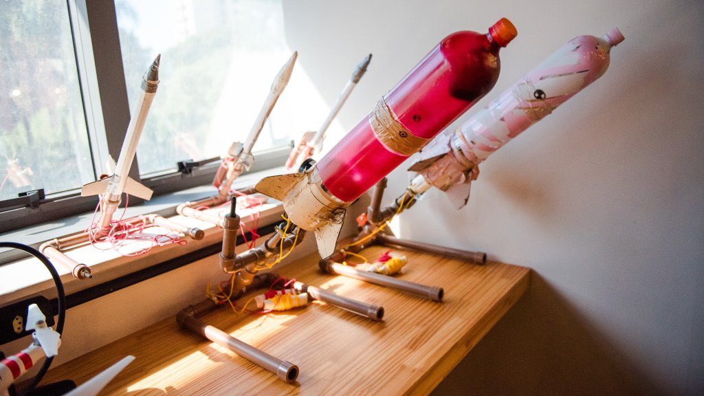 Examples of model rockets