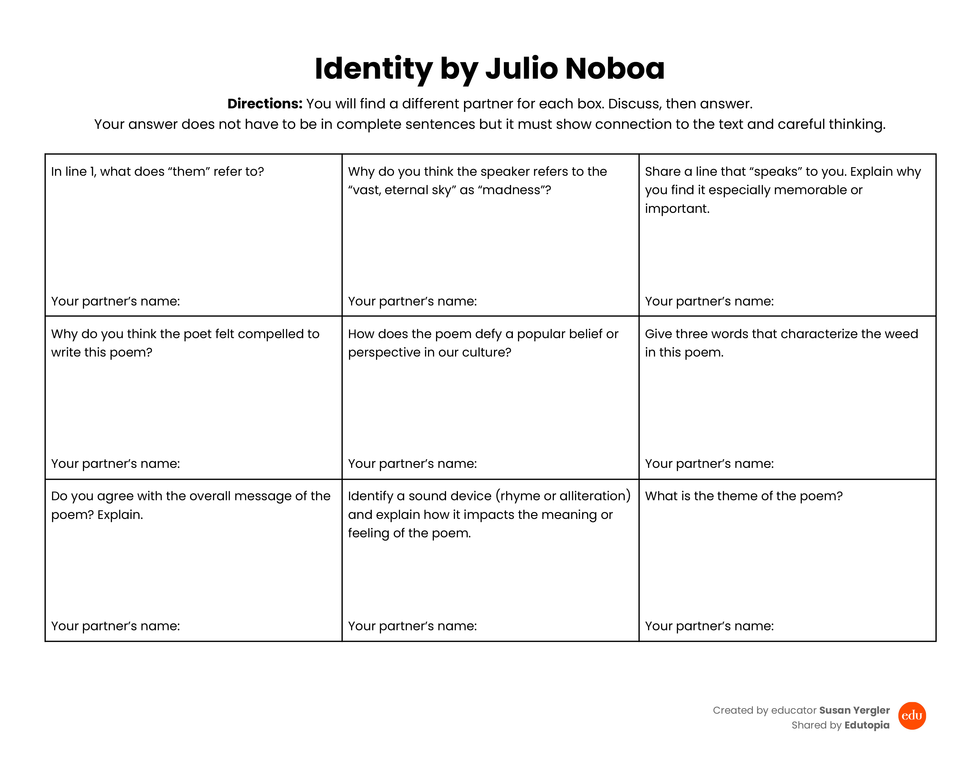 download preview for the Identity Partner Walk worksheet