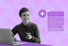 A teacher appearing to converse with Generative AI while planning for class
