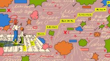 Illustration showing mini-revisions of an essay