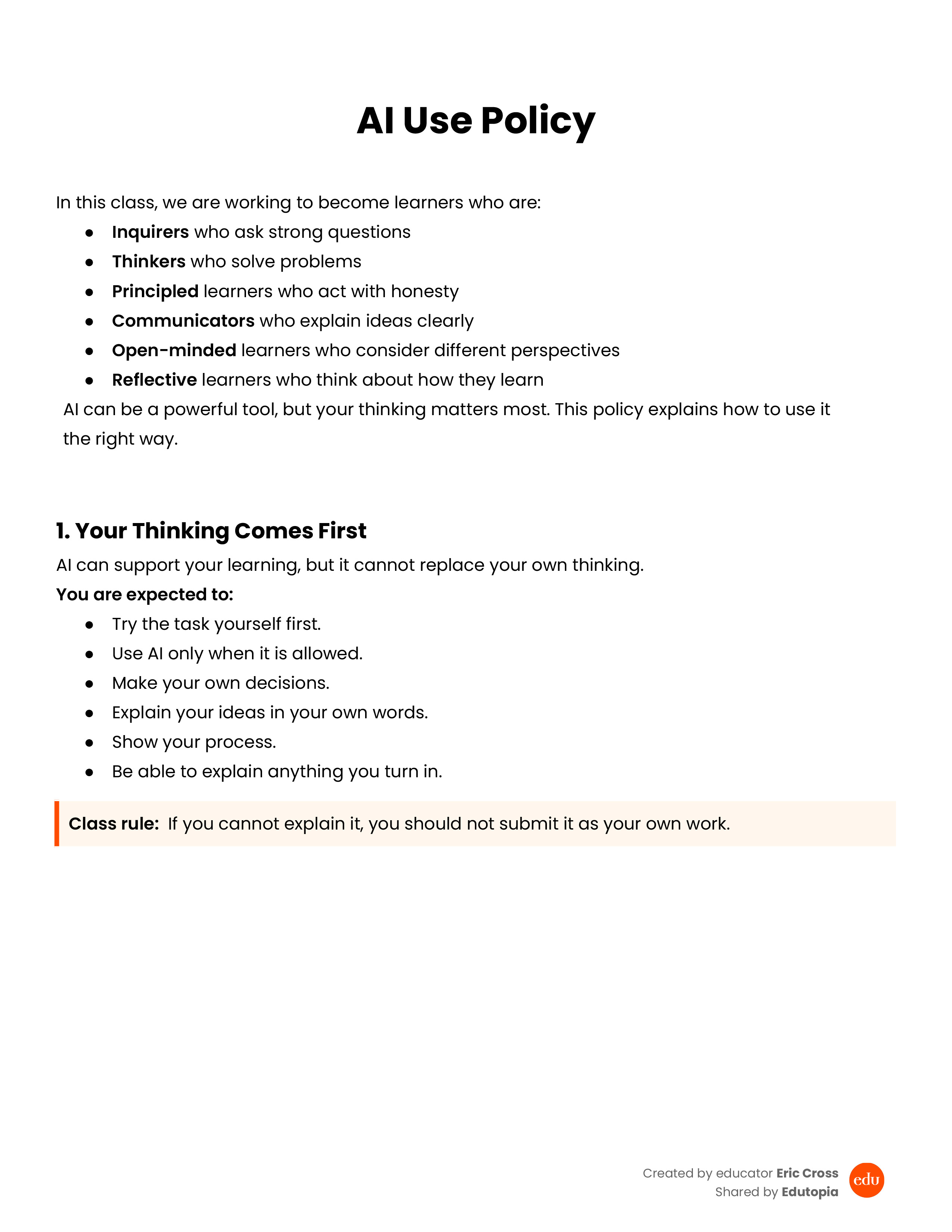 download preview for AI Use Policy