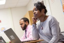 Teachers observing a classroom