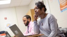 Teachers observing a classroom
