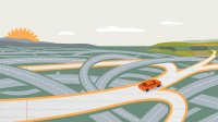 Illustration for planning curriculum like a road trip