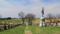 The Sunken Road at the Antietam National Battlefield