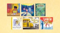 Collage of picture books featured in the article