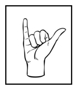 Hand signal graphic