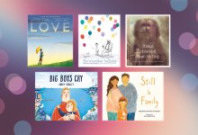 A collage of five books discussing complex topics