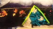 A photo of a student-created breathing board