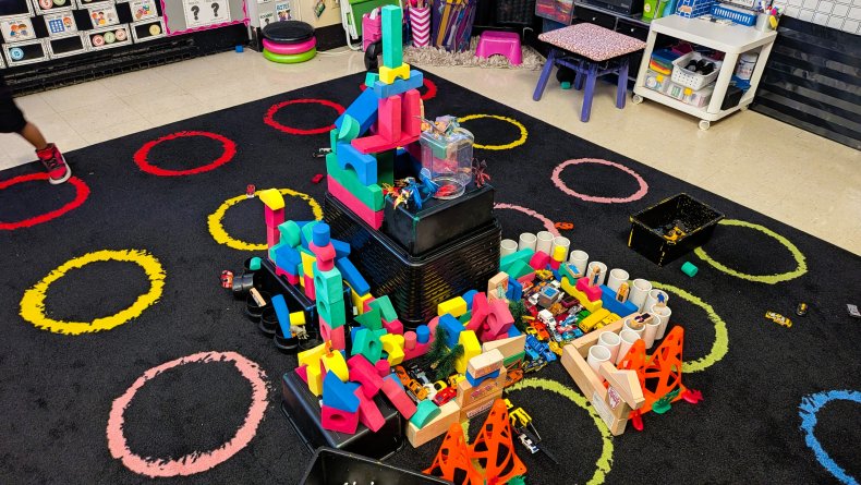 Free play play-based learning station